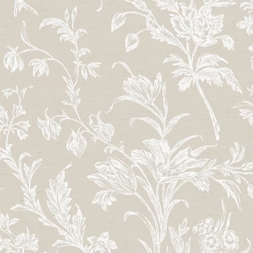 Laura Ashley Lloyd Dove Grey Wallpaper - Image 1