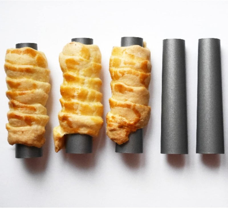 CULIMI Cannoli Tube Set - 13 cm/ 5,1"/ 5 pcs Cones Baking Molds Cream - Horn-Moulds Tubes - Non-Stick Coating - Image 1