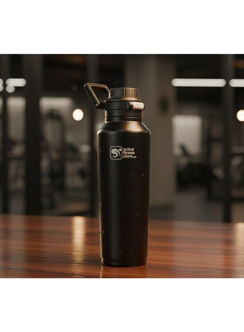 afs Vacuum Insulated Thermal Bottle 700ml-Hot & Cold Vacuum Flask with Phone Holder, Long Temperature Retention - Image 2