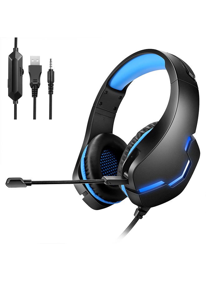 general Wired Gaming On-Ear RGB Light Headphone For PS4 /PS5/XOne/XSeries/NSwitch/PC - Image 3