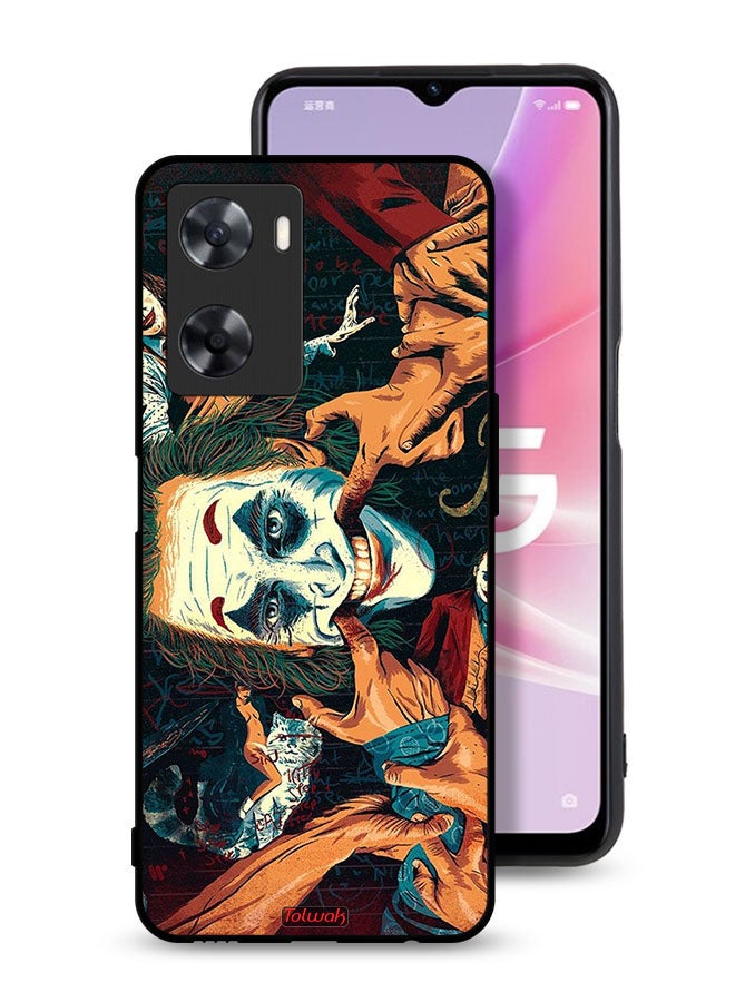 Tolwak Oppo A77s Protective Case Cover Joker Art - Image 1