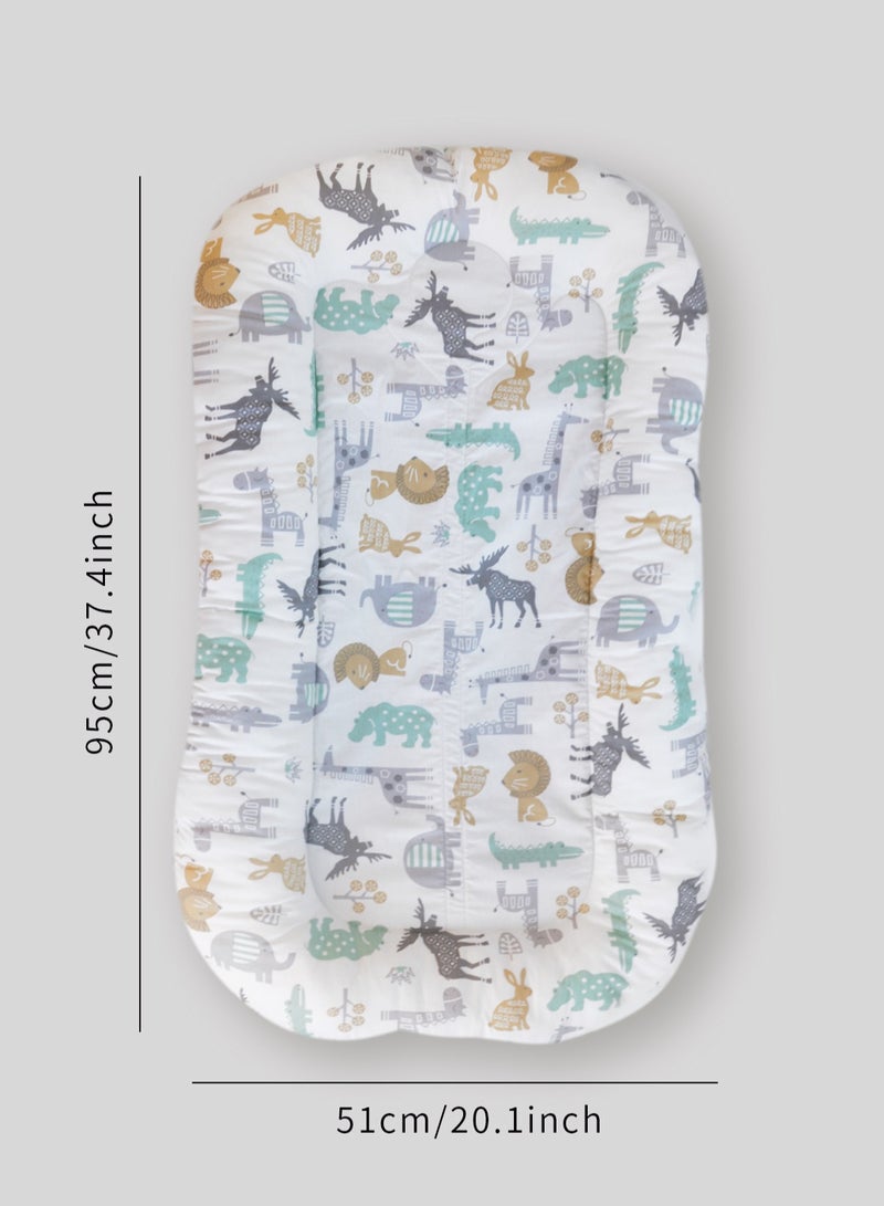 زاڤية سرير الأطفال حديثي الولادة - سرير للنوم المشترك مع عش دافئ - للأولاد والبنات الرضع (0-12 شهرًا) - Image 2