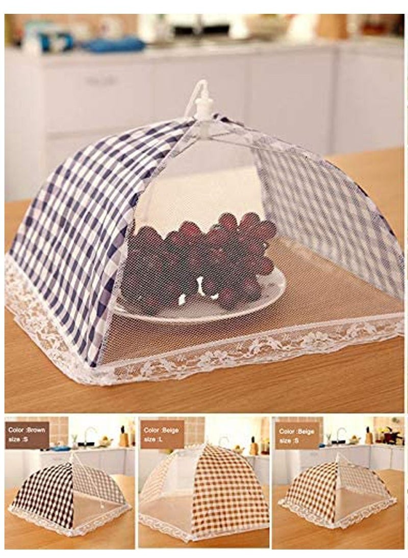 KASTWAVE Food Mesh Cover Food Cover Tent Food Protector Net Tents Pop Up Mesh Screen Food Cover Tent Anti Fly Mosquito Umbrella Style Kitchen Tools - Image 3