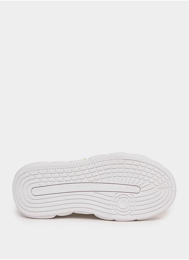 Textured Chunky Sole Lace Up Sneakers