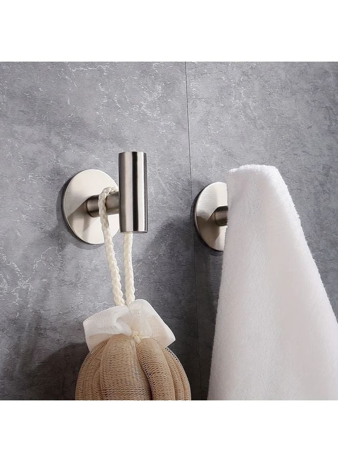 خطاف الفولاذ المقاوم للصدأ الأسود بكأس شفط قابل للإزالة حامل المناشف الخالي من التلف - Image 4