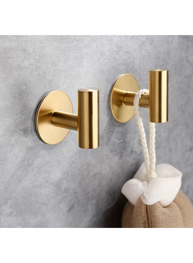 خطاف الفولاذ المقاوم للصدأ الأسود بكأس شفط قابل للإزالة حامل المناشف الخالي من التلف - Image 2