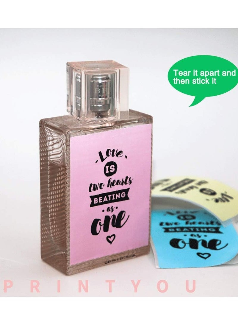 Peripage Colorful Mini Printer Paper Sticker, Thermal Printing Paper Can be Pasted fit for A6/A8 Waterproof, Oilproof, Scratchproof,3 Roll(Pink,Blue,Yellow),3.6m/roll - Image 2