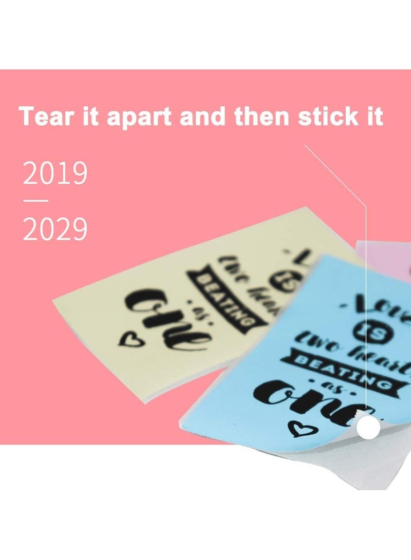 Peripage Colorful Mini Printer Paper Sticker, Thermal Printing Paper Can be Pasted fit for A6/A8 Waterproof, Oilproof, Scratchproof,3 Roll(Pink,Blue,Yellow),3.6m/roll - Image 3