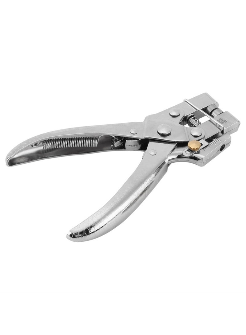 SYOSI Grommet Kit, Grommet Machine Hole Punch Plier with 100  Pieces  Grommets, Portable Manual Grommet Press Tool Handheld Grommet Hand Press Tool for Belts, Fabric, Saddles, Collars, Canvas, Tents  - Image 1