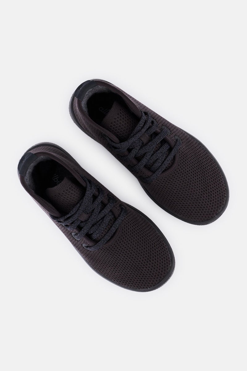 Allbirds أحذية كاجوال نسائية مزينة بالدانتيل، رمادي غامق - Image 4
