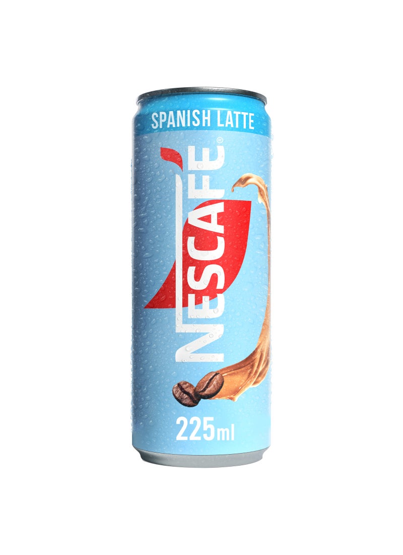 Nescafe Spanish Latte Iced Coffee On The Go Can 225ml - Image 1
