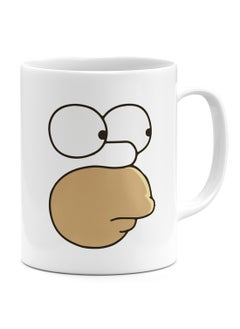 LIT Homer Simpson Face 11oz Coffee Mug The Simpsons Face 11oz Ceramic Novelty Mug 