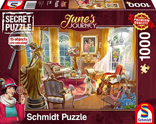 Schmidt Spiele 59975 Junes Journey Salon of The Orchid Estate 1000 Piece Jigsaw Puzzle - Image 1