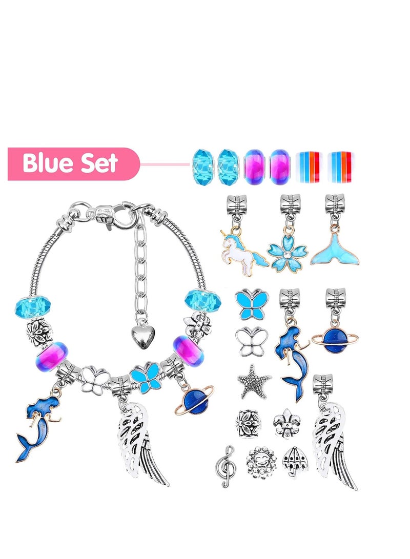 Y&D Bracelets Making Kit, Jewellery Supplies Beads, Charm Beads Bracelet Jewelry Kit with Bracelets, Charms Gift Set for Adults Kids Girls Beginner Crafts 110Pcs  - Image 5