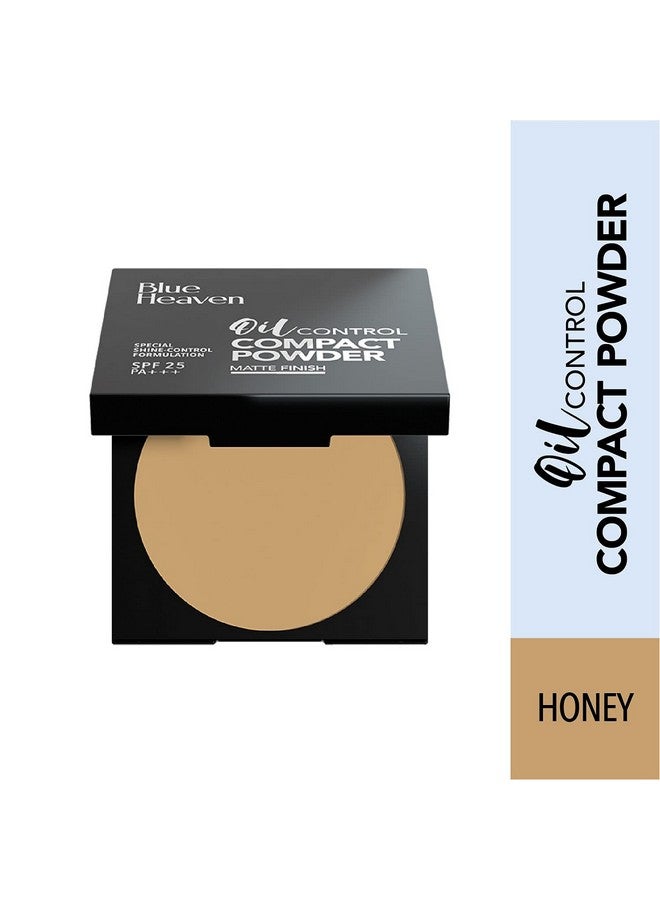 Blue Heaven Oil Control Compact Powder for All Skin types, SPF 25, Matte Finish, Honey 301, 8 gm - Image 2