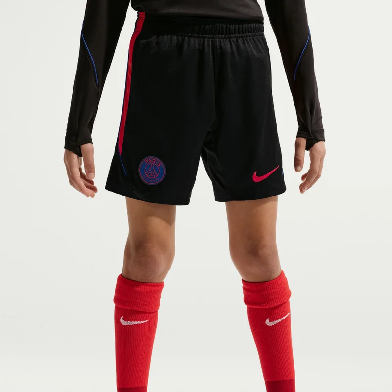 Kids' Paris Saint-Germain Strike Knit Football Shorts