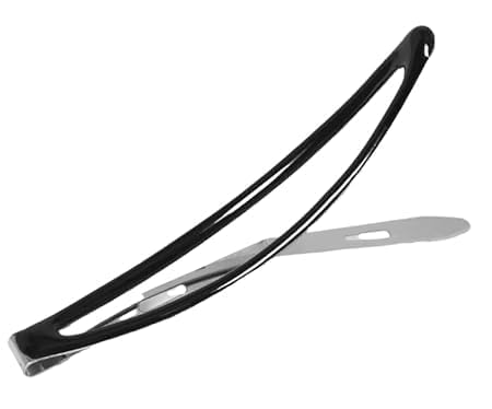 Rinpoche Women Hair Clips Metal Oval tic tac Hairpins Hair Clips Barrettes for Girls Hair Styling Pins Black Color black oval big - Image 2