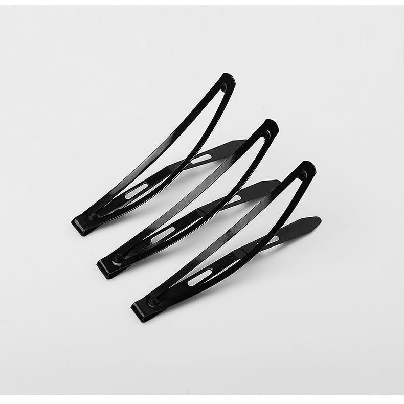 Rinpoche Women Hair Clips Metal Oval tic tac Hairpins Hair Clips Barrettes for Girls Hair Styling Pins Black Color black oval big - Image 5