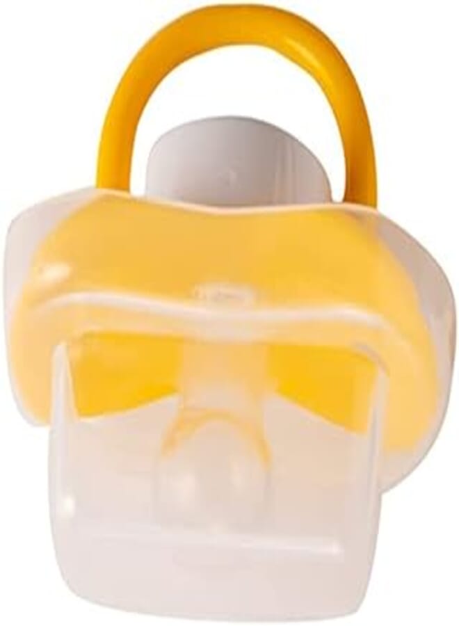 Nice Baby Pacifier Beveled Yellow