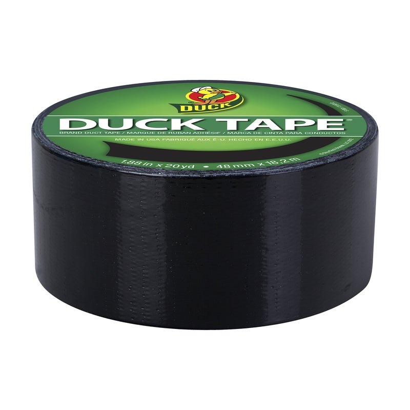 Duck Brand 1265013 Color Duct Tape, Single Roll, Black - Image 2