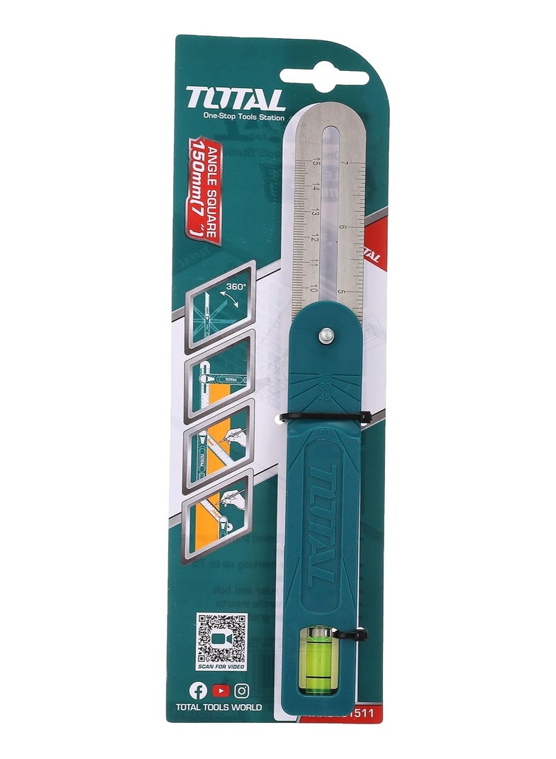 TOTAL Angle square 7 inches 360 degree - Image 1