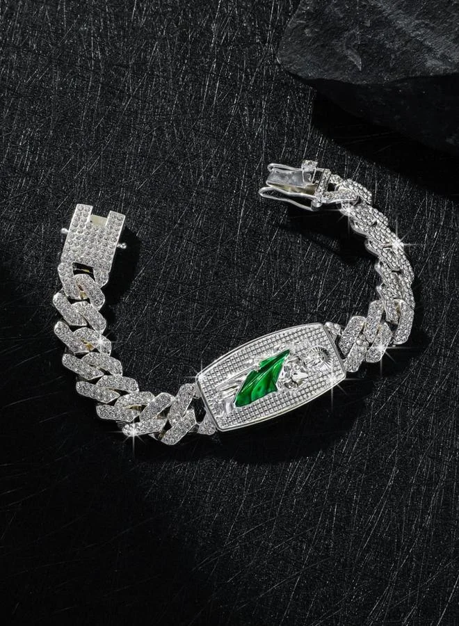 تايك تو سوار مُرصع بأحجار الراين بتصميم هندسي