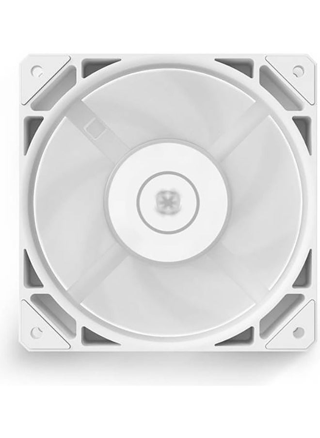 EK Loop Fan FPT 120 D-RGB Fan, Fluid Dynamic Bearing, PWM & D-RGB Single Cable, EK-OmniLink Ecosystem, 550-2300 RPM Fan Speeds, 77.00 CFM Max Air Flow, White | 3831109898048  - Image 4