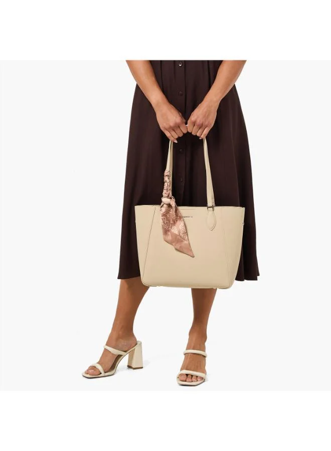 كريس بيلا Chrisbella-AOP-Tote-scarf detailling-Off white-JJ26-Q4-10