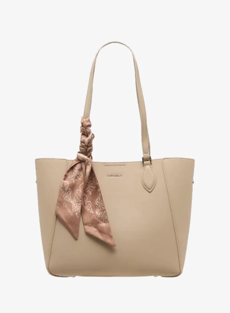 كريس بيلا Chrisbella-AOP-Tote-scarf detailling-Off white-JJ26-Q4-10