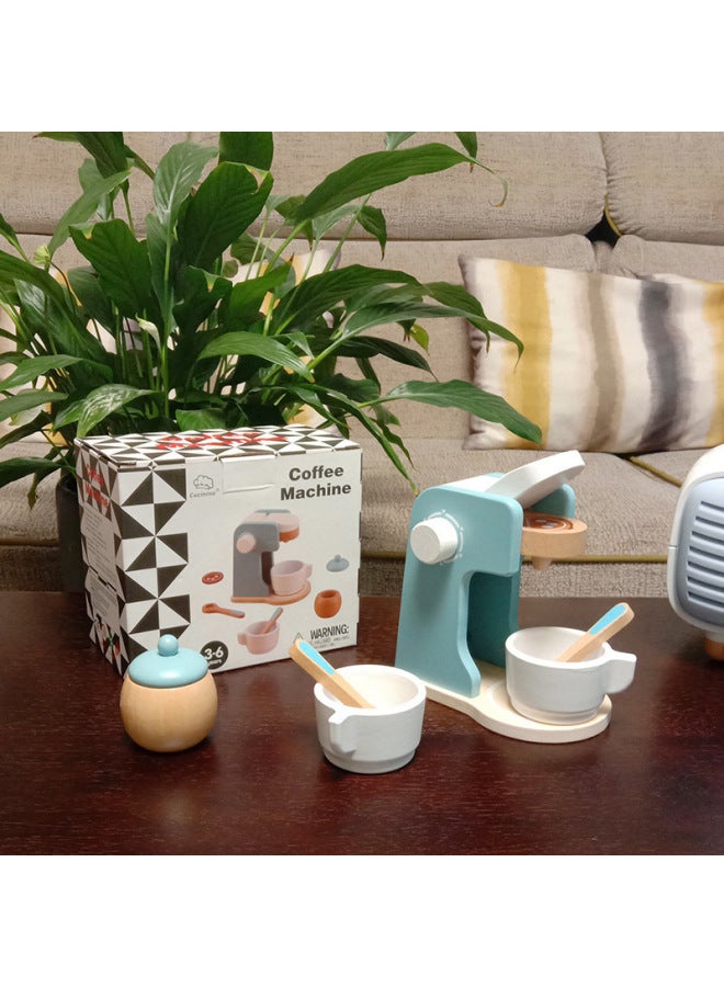 Children's Simulation Kitchen Set Export Brand Girl's Birthday Gift Baby Wooden Cheek Play House Toys-Color:Mini Oven-Macarone - Image 4