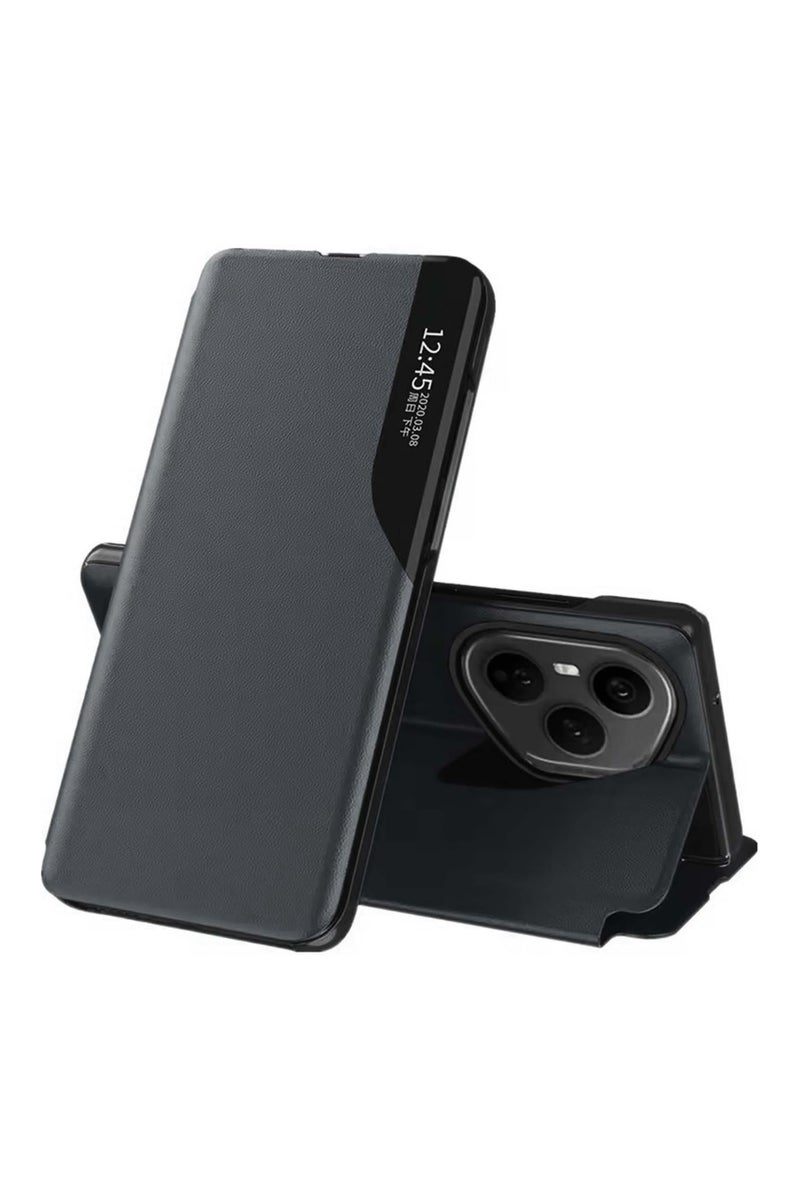 VKL Compatible with Honor 400 Pro Case Clear View Window,Magnet Case Automatic Wake Up & Sleep Drop Protection Shockproof Protective Cover for Honor 400 Pro - Image 1