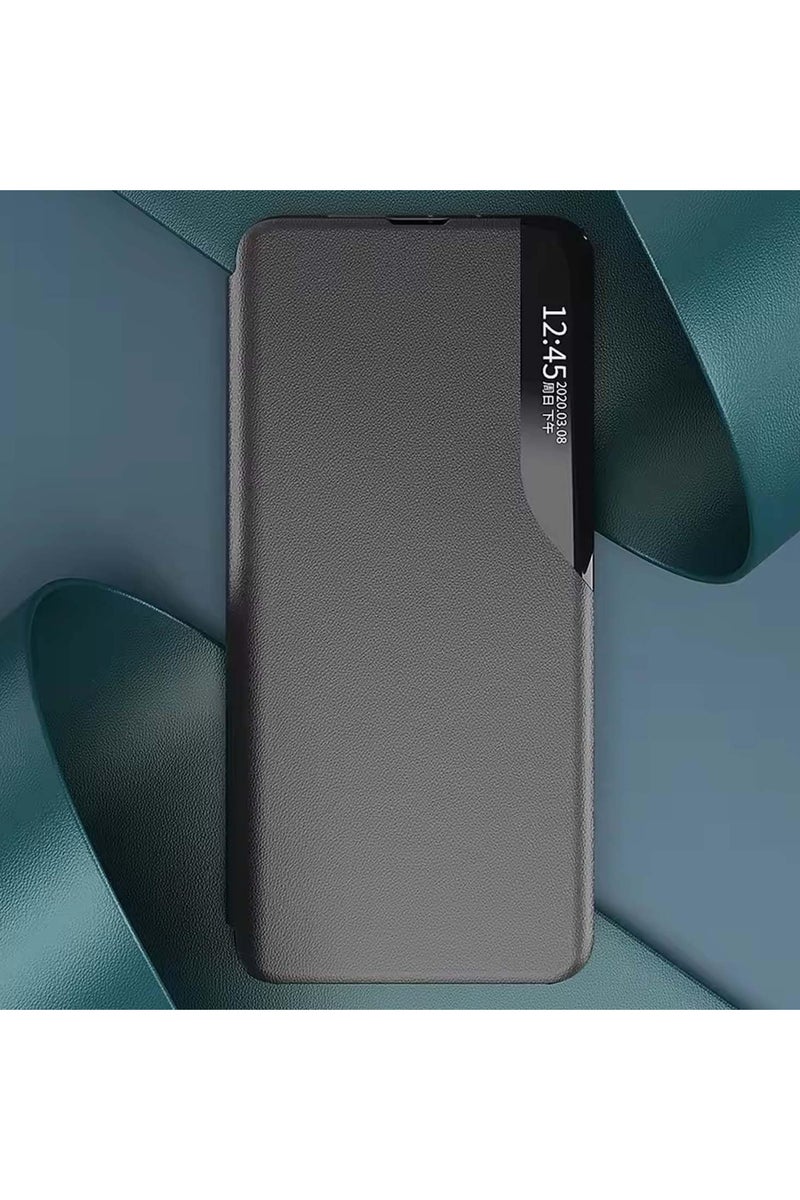 VKL Compatible with Honor 400 Pro Case Clear View Window,Magnet Case Automatic Wake Up & Sleep Drop Protection Shockproof Protective Cover for Honor 400 Pro - Image 4