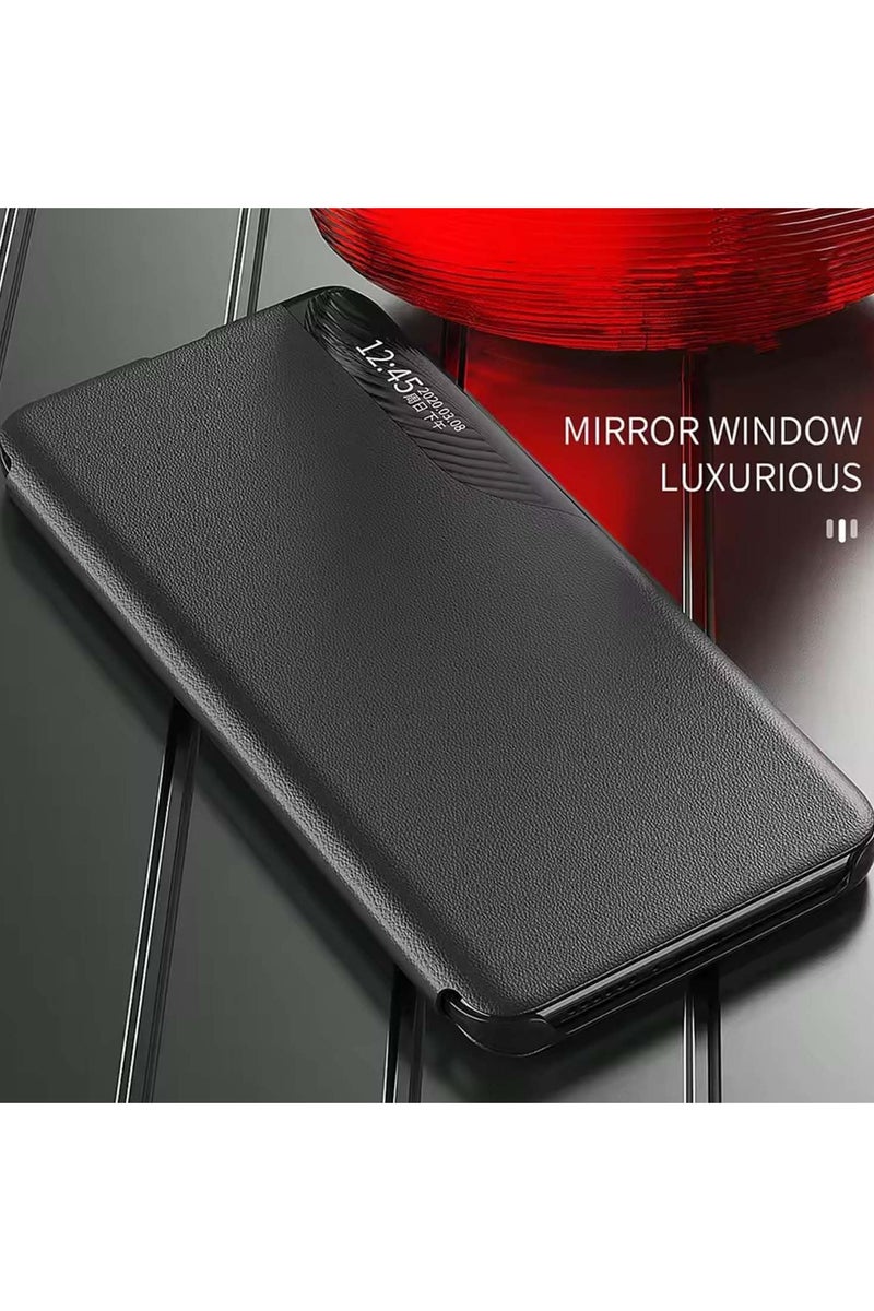 VKL Compatible with Honor 400 Pro Case Clear View Window,Magnet Case Automatic Wake Up & Sleep Drop Protection Shockproof Protective Cover for Honor 400 Pro - Image 5