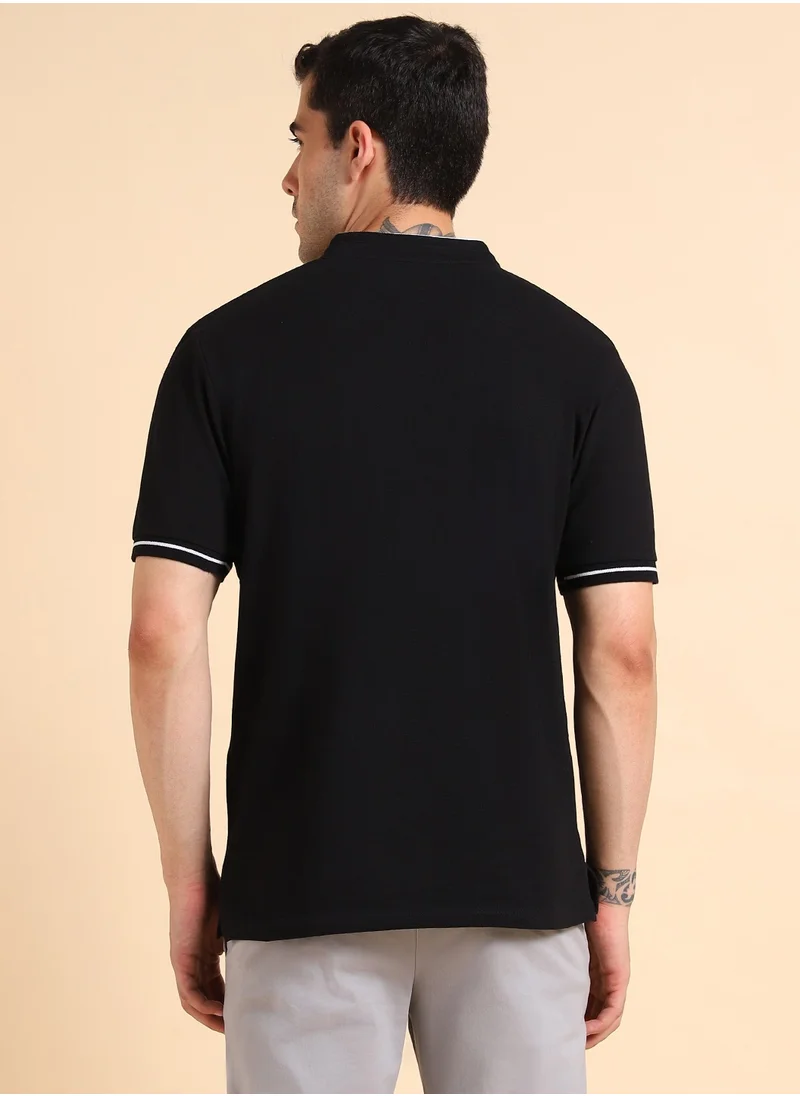 Dennis Lingo Cotton Solid T-Shirts for Men