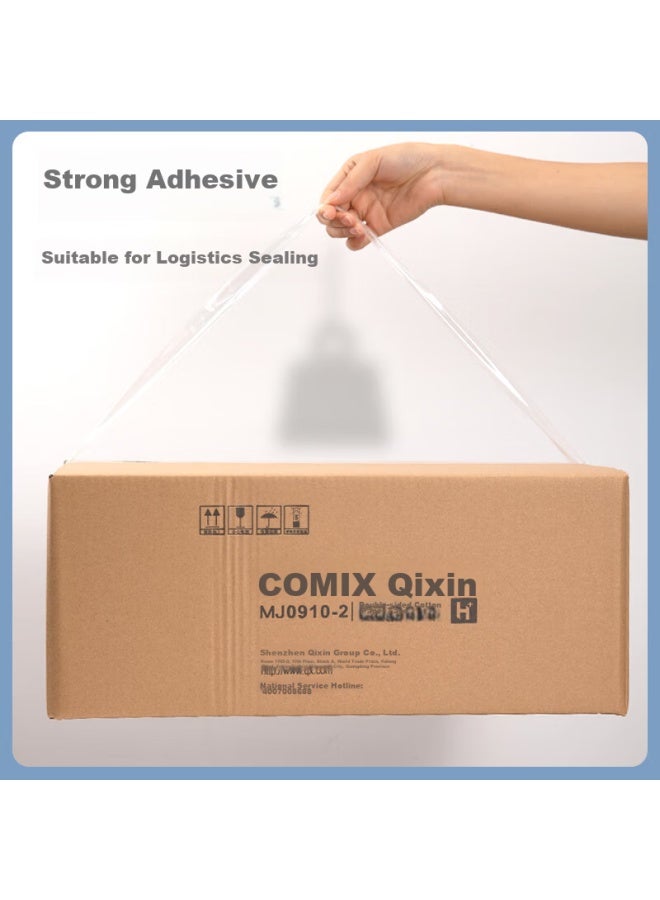 COMIX Transparent Tape/wide Tape/boxing Tape, Express Packaging Tape, Transparent, 6 Rolls, Width 48mm*60y*45um, Length 54.9 Meters/roll, Jp4806-6 - Image 2