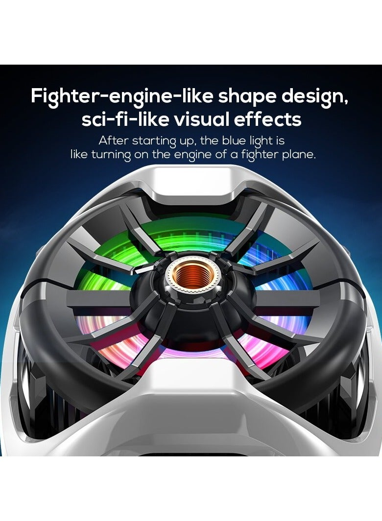 Mobile Phone Cooler for Game Fan PUBG, Designed iPhone 12/13 Series, Live Streaming and Vlog, Semiconductor Heatsink Without Noise iOS Android, ipad Tablet - Image 4