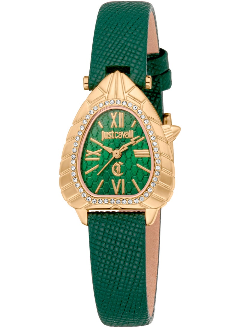 Just Cavalli ليدي بيرلا Jc1L366L0025 - ساعة كوارتز جلدية نسائية 3 عقارب - Image 1