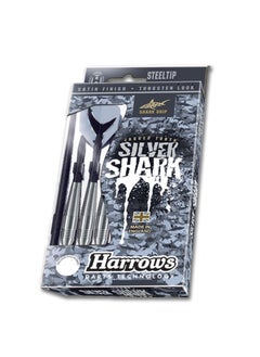 Harrows Silver Shark Dartboard Pin 3 Pcs Set 24 Gram  - Image 2