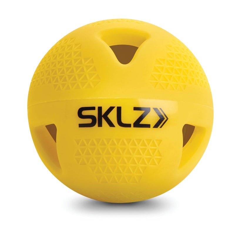 SKLZ Premium Impact Limited-Flight Training Baseballs, 6-Pack, Yellow - Image 1