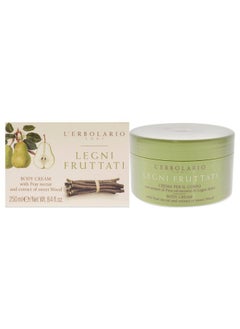 L'Erbolario L’Erbolario Fruits And Woods Body Cream Dry Skin Body Cream Pear Nectarine And Licorice Root Extracts Rich In Skintoning Vitamin E 8.4 Oz  - Image 1