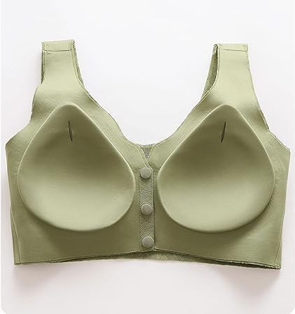 Neellohit Women's Cotton Spandex Fancy Padded Front Open Baby Feeding New Moms Maternity Nursing Bra (in, Numeric, 32, Plus, Grey) - Image 4