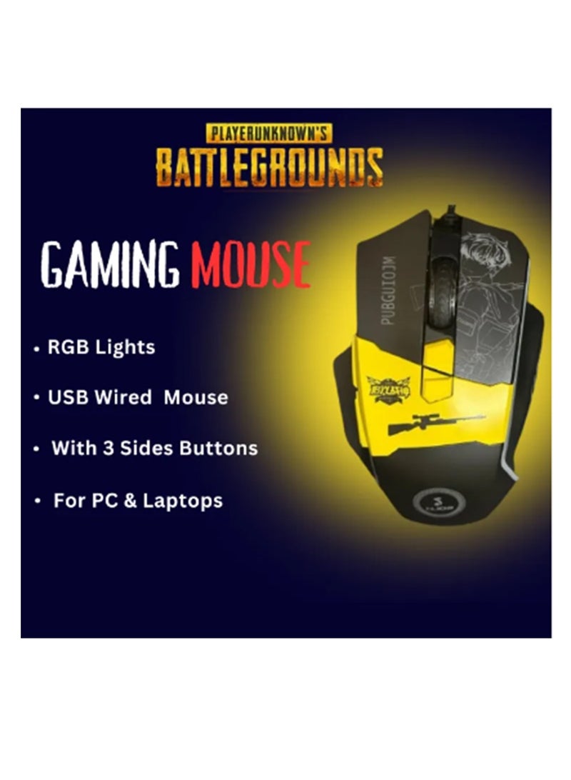 NUOS Gaming Mouse,RGB Wired USB, 8 Buttons Gaming Mouse - for PC and Laptops with 3 Side Buttons with Stylish and Ergonomic Design - Image 2