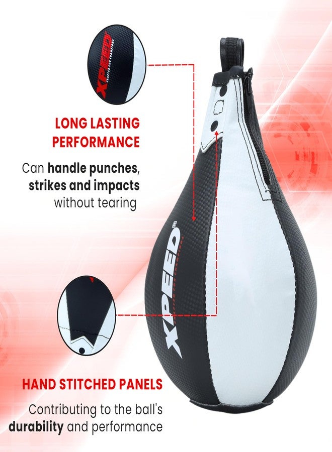 Xpeed Speed Ball || Boxing Speed Bag || PU Hanging Punching Ball || Heavy Duty Latex Bladder for Bounce | Air-Filled Speed Ball for Kickboxing | Boxing | Muay Thai & MMA (Pack of 1) - Image 4
