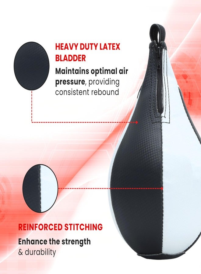 Xpeed Speed Ball || Boxing Speed Bag || PU Hanging Punching Ball || Heavy Duty Latex Bladder for Bounce | Air-Filled Speed Ball for Kickboxing | Boxing | Muay Thai & MMA (Pack of 1) - Image 5