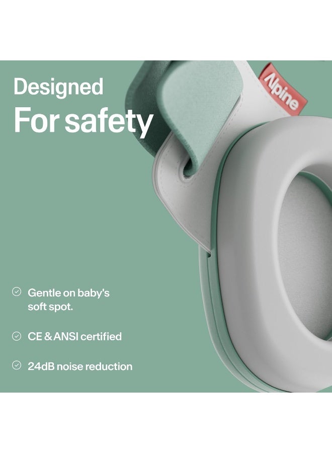 Alpine Muffy Baby 24dB New and Improved Earmuffs for Babies and Toddlers - Image 5