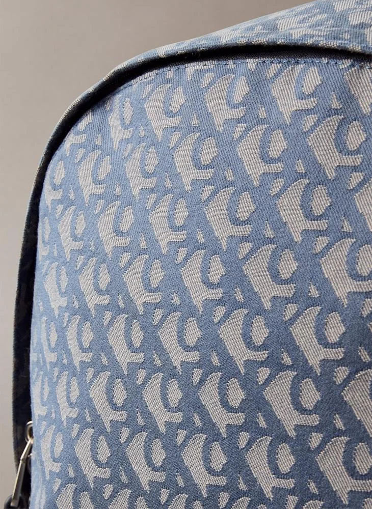 Calvin Klein Jeans Logo Detailed Top Handle Zip Over Backpack