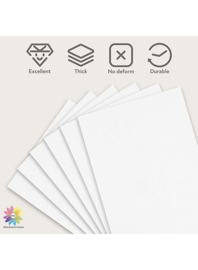 MBC MAT BOARD CENTER Mat Board Center 50 Pack 8X10 Corrugated Cardboard Sheets 1/16 Inch Thick Flat Cardboard Inserts For Mailing Packaging & Shipping Cardboard Backing Craft Card Board (White On One Side) - Image 4