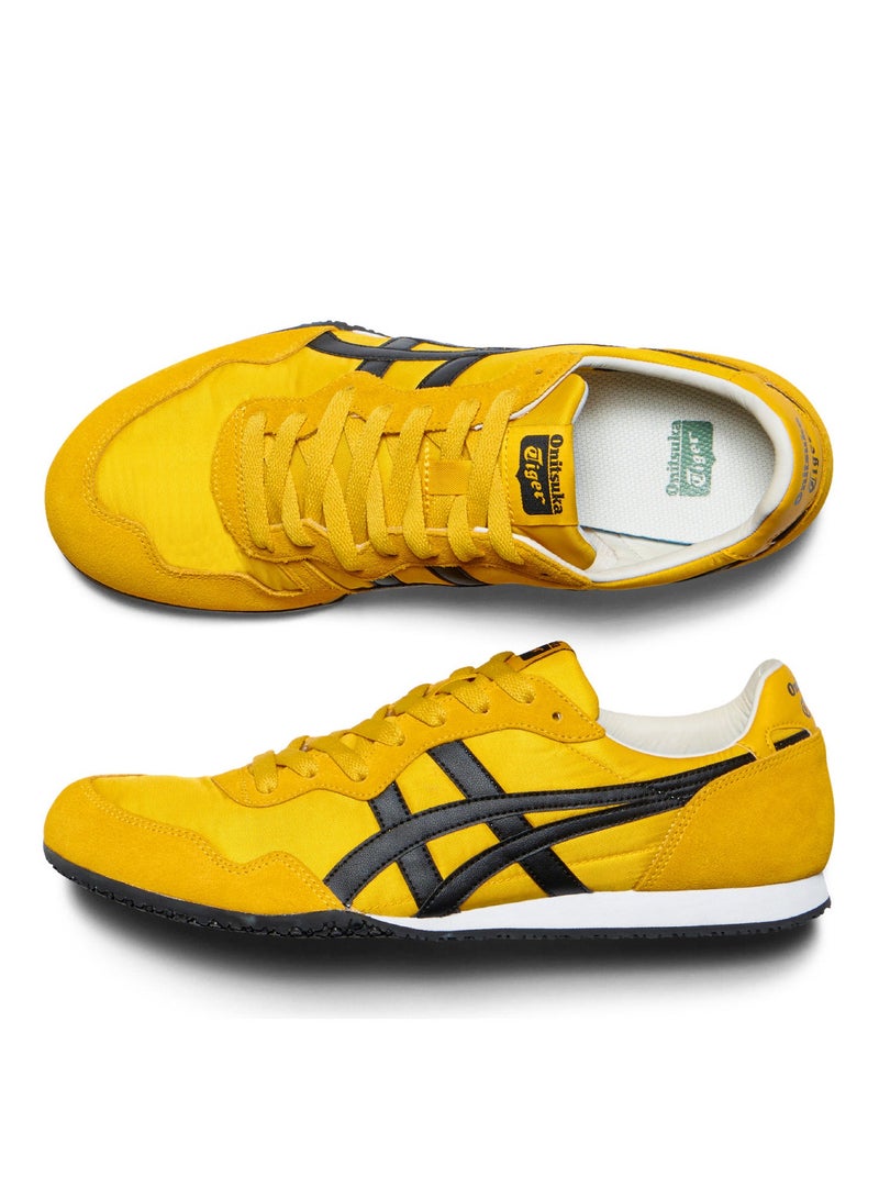 Onitsuka Tiger SERRANO Men and Women Casual Athlesiure Shoes Yellow/Black - Image 4
