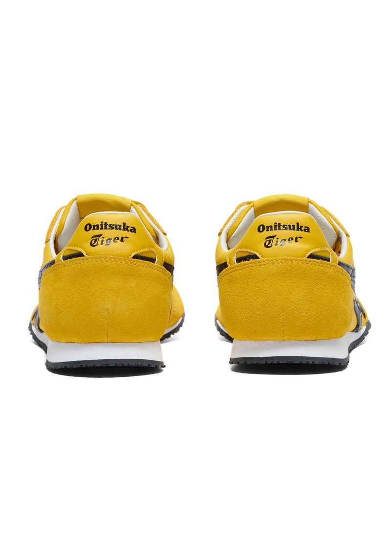 Onitsuka Tiger SERRANO Men and Women Casual Athlesiure Shoes Yellow/Black - Image 5