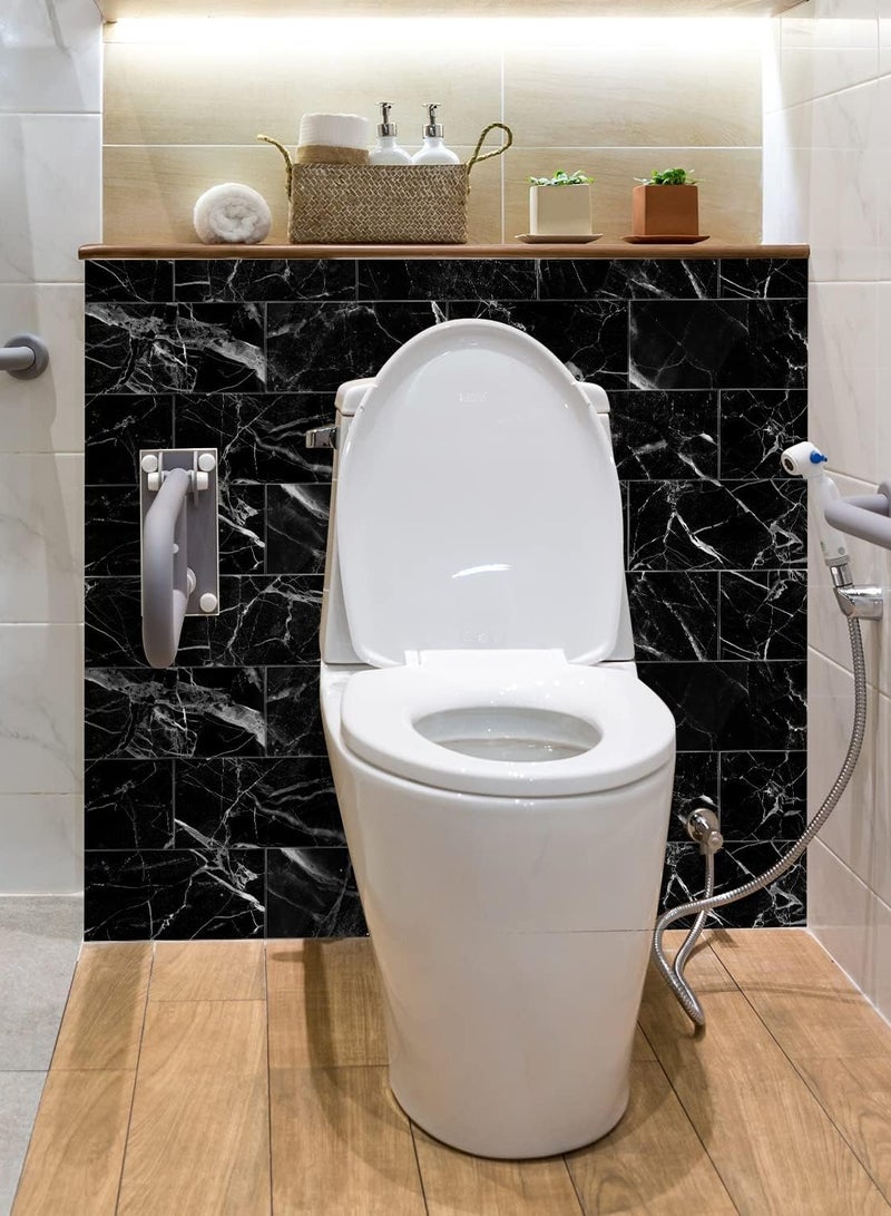 CityRiya-Long Decorative 3D Wall Panels Wall Panels 16PCS 20.32*10.16cm 3D Wall Sticker Self-Adhesive Wall Panels Waterproof PE Foam Wallpaper Brick Wallpaper for Kichen Wall Decor - Image 4